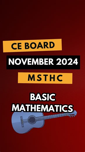 46K views · 536 reactions |  CE Board Exam Problems Under a Minute  Quick solution for the Basic Mathematics problem last November 2024. Reference: Licensure Exams for Civil Engineer(Besavilla): https://s.shopee.ph/9pV4fUux2R #CEBoardExam #civilengineeringph #EngineeringTutorial #reelsviralシfb #education #civilengineeringknowledge #civilengineeringstudent | Engr. X | Facebook