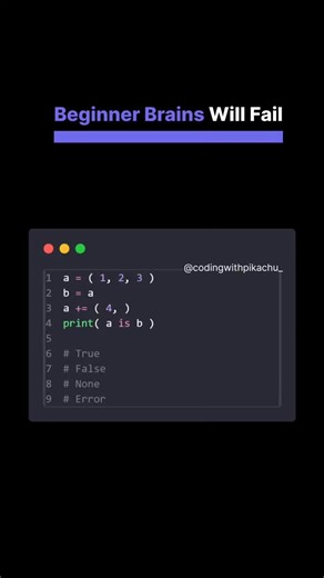 Coding with pikachu on Instagram: "Comment your answers..... . . . . . #coding #codinglife #codingisfun #codingforkids #codingmemes #creativecoding #codingdays #codingpics #codingchallenge #codingfun #codingjokes #medicalcoding #learncoding #codingtips #codingproblems #codingmeme #kidscoding #coder #programming #programmers #python #development #security #websitedesign #algorithm #programminglife #programmings #programmersday"