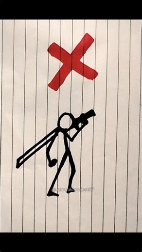LEVEL UP YOUR STICKMAN 🤯 #stickman #tutorial #drawing #art