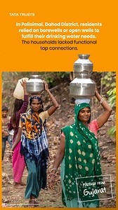 Gujarat’s diverse landscape, from its vast arid regions to its coastal stretches, presents unique challenges in ensuring access to essential resources like water. Yet, it’s the resilience of its people that stands out, overcoming these obstacles with determination and strength. The people of Gujarat are taking ownership of their future, turning challenges into opportunities for growth. CInl (Collective for Integrated Livelihoods Initiatives), with support from Tata Trusts, mobilised the communit