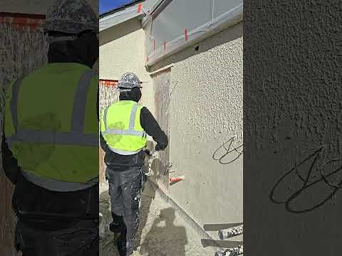 K Rend Roughcast Application