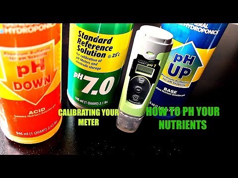 How To PH Your Water and Nutrients for Marijuana