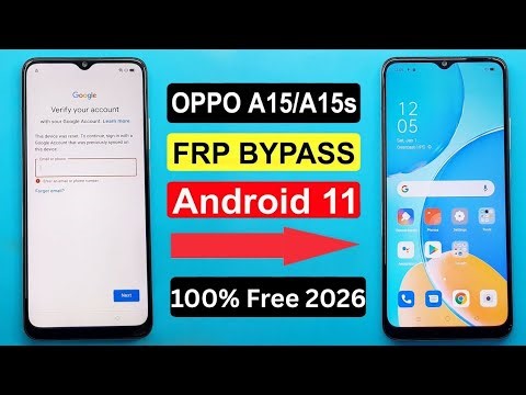 Oppo A15 / A15s FRP Bypass & Pattern Unlock Without Data Loss 🔥 Free Tool