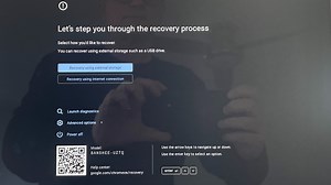 How to use network-based Chromebook recovery
