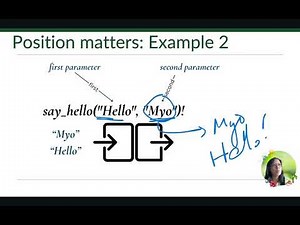 Python Programming : 7_2 Function Parameters (Myanmar Language)