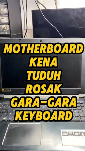 Disangka kan motherboard yang rosak, rupanya keyboard yang rosak. #fypシ゚ #Motherboard #repairmotherboard #fyp #repairlaptop #electronics #laptops #electronicsrepair #motherboardrepair | Micropc Laptop Repair