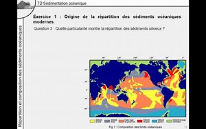 L2 SVT Mer Structure et évolution géologique des océans - TD Sédimentation océanique