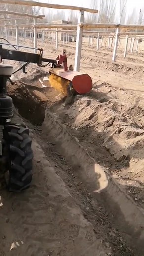 Industrial Soil Drilling Machine in Action