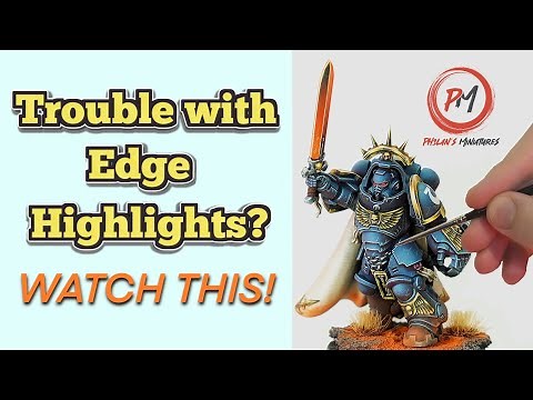 Let's Get Good at Edge Highlighting Miniatures | Edge Highlight Tutorial
