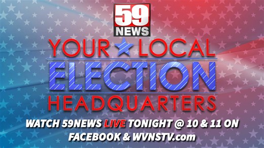 As polls close and results roll in, make sure to stay up to date with WVNS 59News as Your Local Election Headquarters! Tune into WVNSTV.com or the 59News Facebook tonight to watch our 10 PM and 11 PM shows LIVE! | WVNS 59News