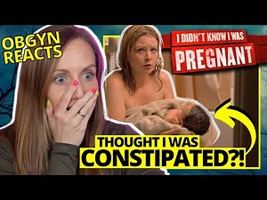 Doctor Reacts: Didn't Know I Was Pregnant....then I looked in the TOILET!?