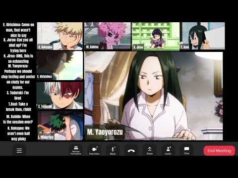 MHA zoom call study!