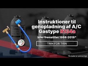 Hvordan reparerer du selv airconditionen i en bil med R134a?