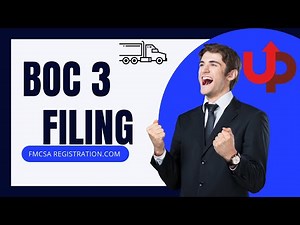 BOC 3 Filing | What is a BOC 3 filing?