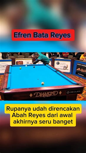 204K views · 2.1K reactions | Rupanya sudah di rencanakan Abah ..luar biasa #fyp #reels #billiards #efrenreyesfans #fblifestyle | Taufik SA Libu | Facebook