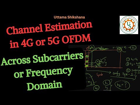 [Series #85] Channel Estimation in 4G or 5G OFDM Systems - Across Subcarriers or Frequency Domain
