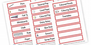 Classroom Equipment List