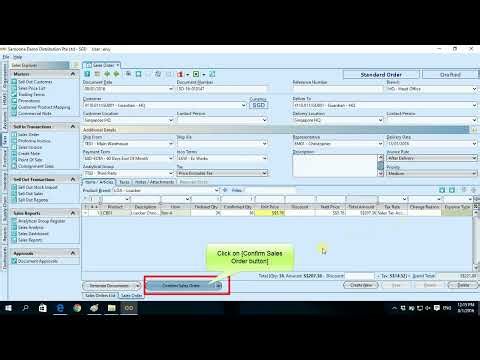 How to Create Sales Order with UOM Conversion