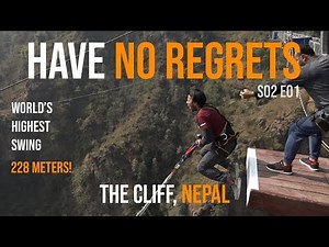 World's 2nd Highest Bungee & Highest Swing | The Cliff Nepal | Kushma
