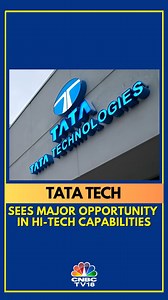 #WATCH | Catch Warren Kevin Harris, MD & CEO of Tata Tech, talk about the opportunities in hi-tech medical equipment with Reema Tendulkar. He also elaborates on how the co can continue to harvest its significant upside in sectors like auto, aerospace & transportation #tata #tatagroup #tatatech #hightech #auto #aerospace | CNBC-TV18