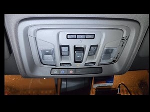 2020 GMC Truck removal of overhead console bezel garage door opener map light Garage Bowling Alley