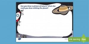 Saturn Drawing Prompt Activity
