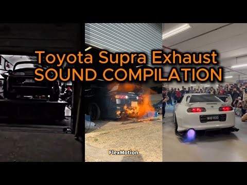 INSANE Toyota Supra SOUND COMPILATION! 🔥 Turbo, Pops & Bangs