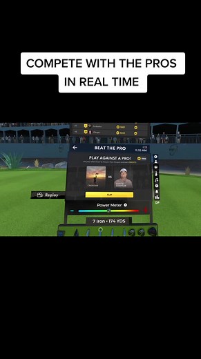 Compete with the Pros in Real Time with Golf VR