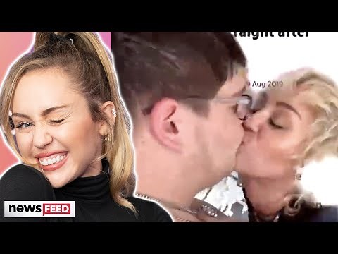 SEE Miley Cyrus Reminisce About Her EXES & Kiss New Man!