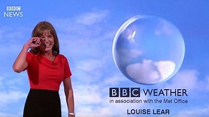 What made this weather presenter totally lose it live on air?