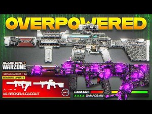 the *NEW* BROKEN META LOADOUT for BO7 WARZONE SEASON 1! (Best COD WZ Meta Loadout)