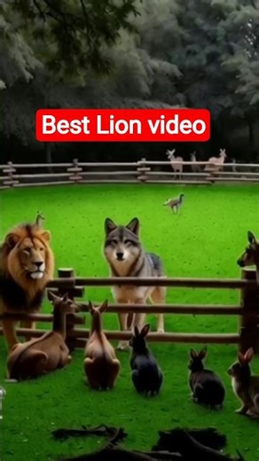 Lion vs Wolves 🦁🐺 | Epic Fight Arena 🔥 | USA Viral Story 🇺🇸