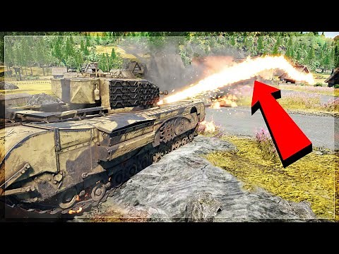 FLAME THROWING TANK | Churchill Crocodile Flamethrower