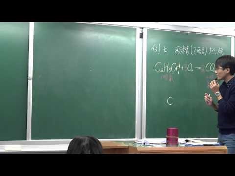 國二下理化1-2平衡化學反應式-【燃燒例七】酒精燃燒