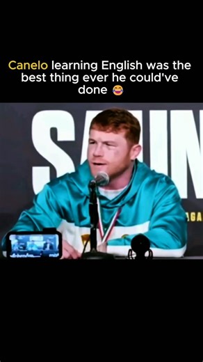 Canelo Alvarez trash talking in English is pure GOLD 😂 #boxing