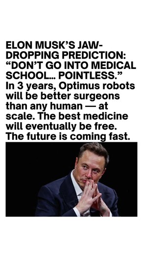 Elon Musk Predicts AI Will Replace Surgeons 🤖