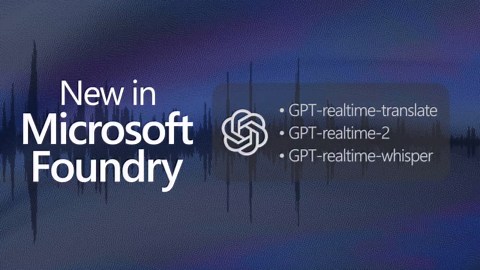 Three audio models. One release. GPT-realtime-translate, GPT-realtime-whisper, and GPT-realtime-2 are rolling out in Microsoft Foundry starting today, expanding what's possible for voice applications on Azure.Learn what's new and how to get started:https://t.co/yjgnuGR9hV