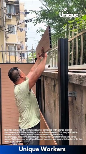 DIY Composite Fence Installation: Sliding WPC Slat Panels into Metal Posts