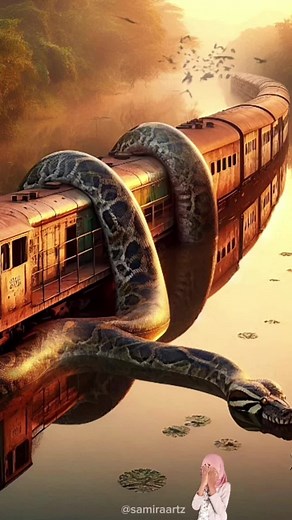 Giant Python Discovered in River