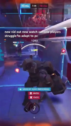 buddy screamed so loud his mic cut out #overwatch2 #viral #gaming #youtube #video #subscribe #fyp