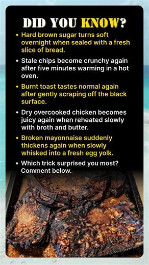 Simple Tricks To Fix Ruined Food