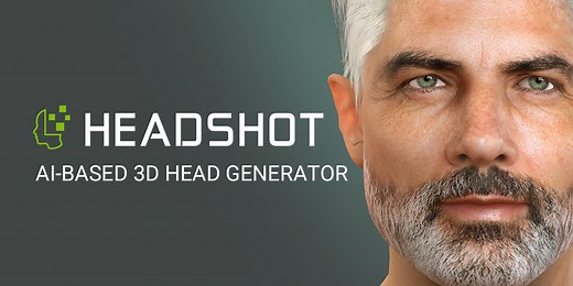 AI 3D Head Generator | Headshot 2 | Character Creator