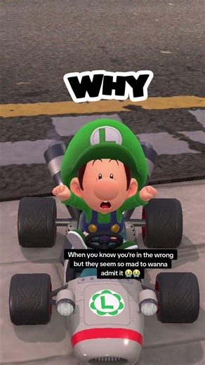 Baby Luigi is Scared to Admit It! 😭 | #youtubeshorts #babymario #babyluigi