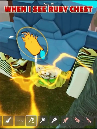 WHEN I SEE RUBY CHEST #roblox #99nightintheforest #robloxshorts
