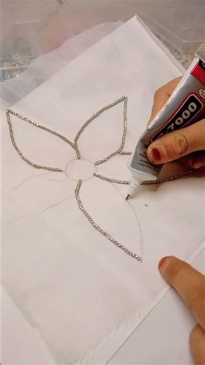 how to make embroidery patch #embroidery #patchwork #cutbeads #diy