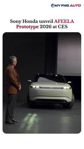 AFEELA Prototype 2026 Revealed at CES | Sony Honda’s Vision for Smart Mobility #shorts #myfngauto