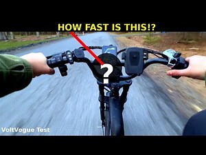 How fast does the TikTok Shop Voltvogue actually go!? #ebike #ebikes #bikeride #tiktokshop