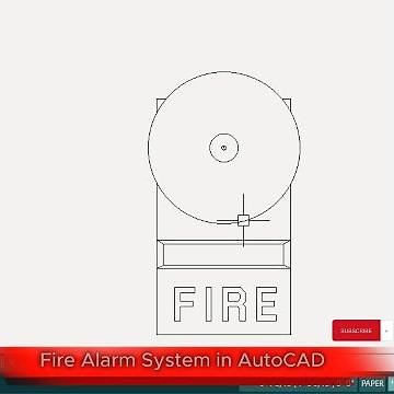 Fire Alarm System in AutoCAD