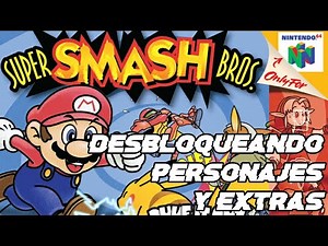 Unlocking characters and extras in Super Smash Bros 64
