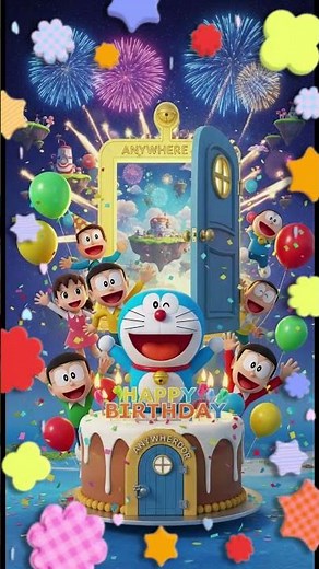 The BEST Doraemon Birthday Party Ideas You'll Ever See! | Happy Tune Party